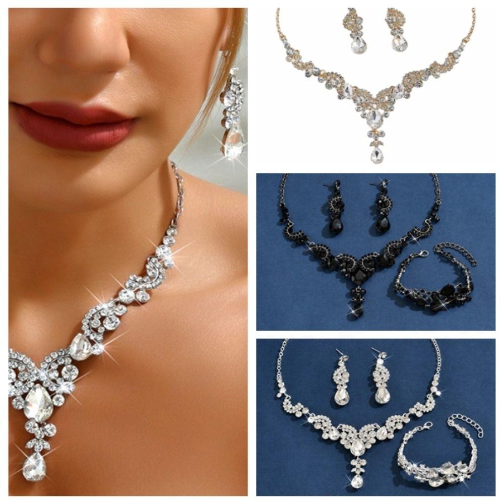 2 шт./3 шт./НАБОР Элегантные Свадебные Наборы Украшений Набор Украшений для Свадьбы Свадебная Вечеринка