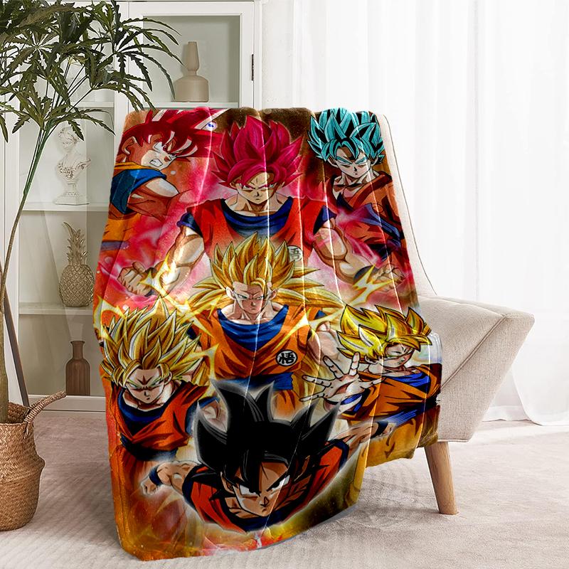 Anime Print Blanket - Soft & Comfortable, for Bedroom, Travel, Sofa, Home Decoration - Birthday Christmas Gift for Friend