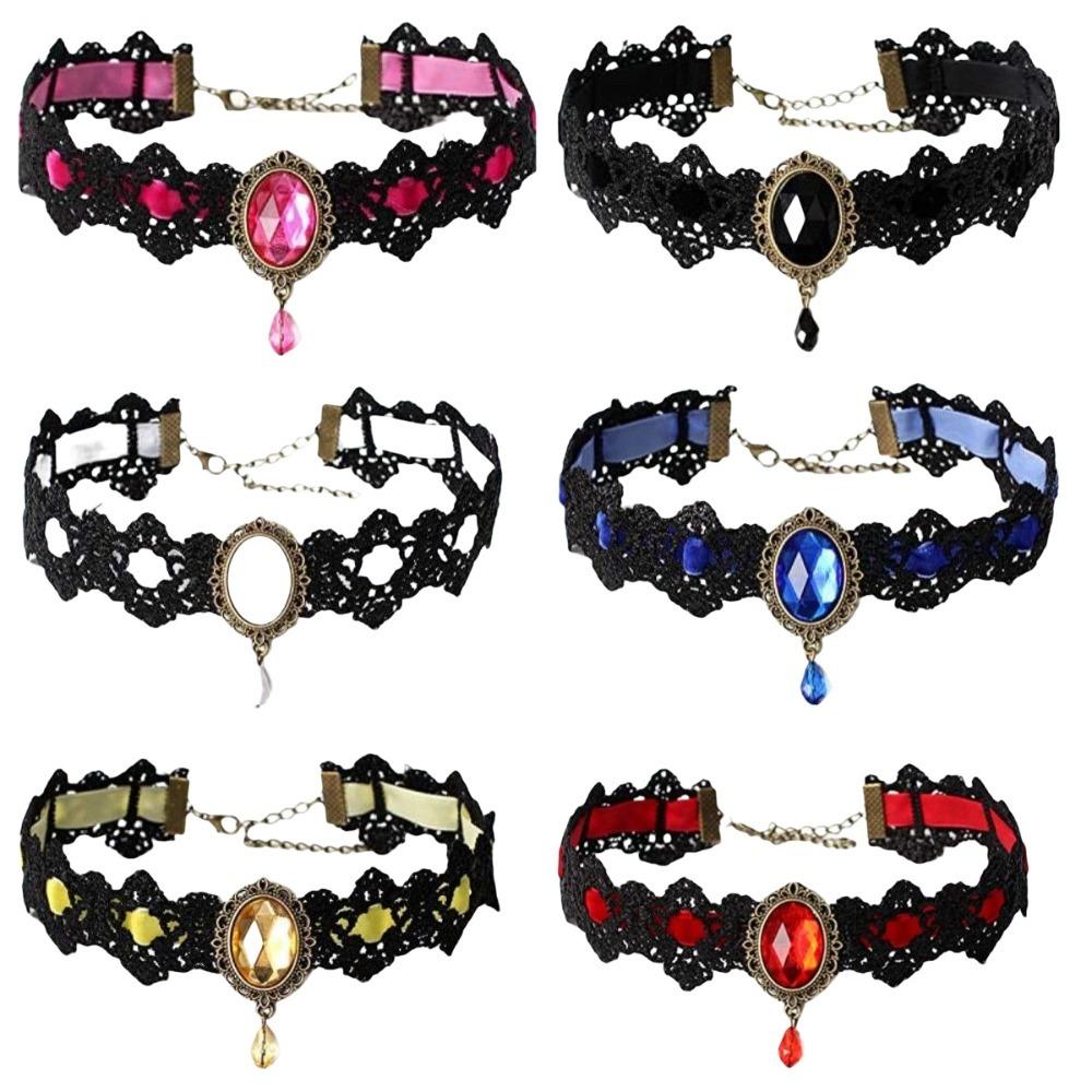 Jewelry Velvet Chain Lace Pendant New Choker Necklace Neck