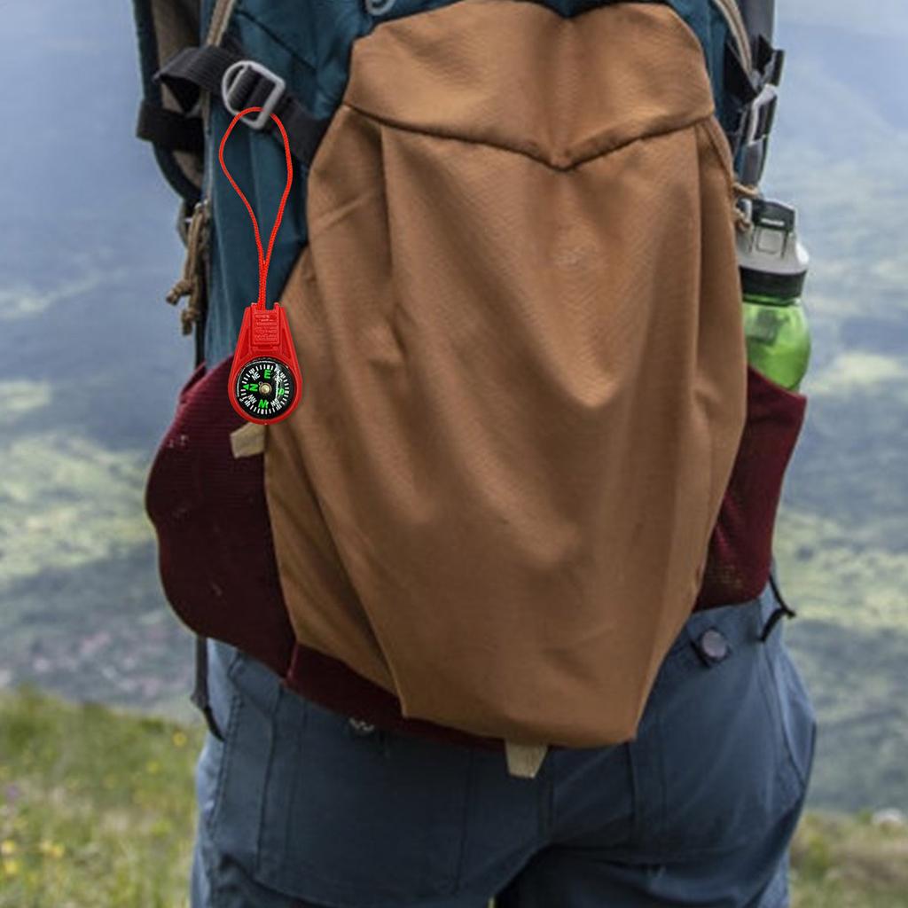 Портативный компас Landyard для альпинизма, указательный компас для навигации на открытом воздухе, для кемпинга, пешего туризма, карманный компас, прочный