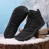 Women Plush Ankle Boots Winter Cotton Shoes Men's High-top Snow Boots Warm Outdoor Hiking Sneakers Non-slip