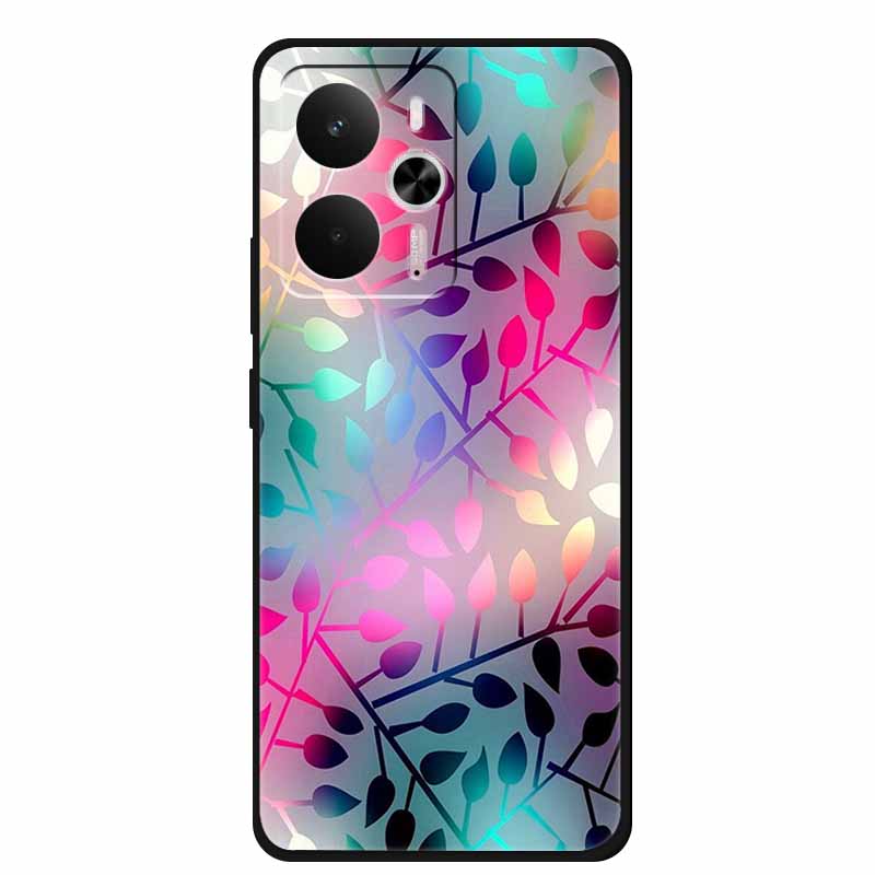 For Realme 14 5G Case Realme14 Coque 6.67" Black Silicone Soft TPU Phone Case For Realme 14 2025 Back Cover Case Shell Funda Cat