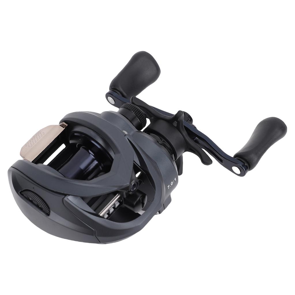 Dual Braking System Fishing Reel 7.0:1 Baitcasting Reels 5+1BB 13.2 Lb Drag Baitcaster Reels Q1 Left Hand