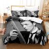3D Постельные комплекты Дэвида Боуи Набор пододеяльника с наволочкой Твин Фул Квин Кинг Постельные принадлежности Постельное белье