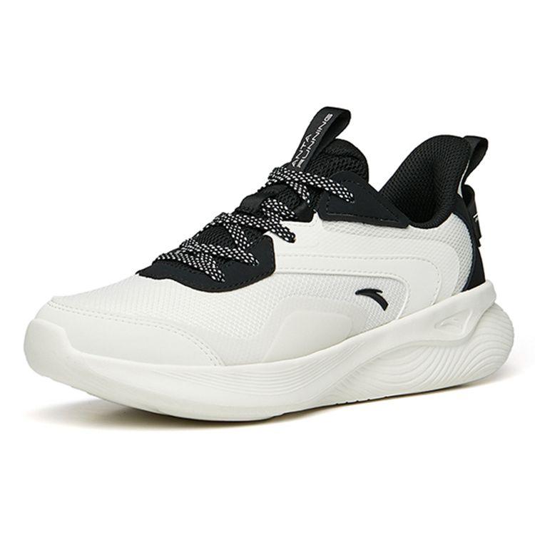 Anta Удобные амортизирующие нескользящие износостойкие дышащие легкие кроссовки с низким верхом Rebound женские кроссовки белые черные 922235588-3