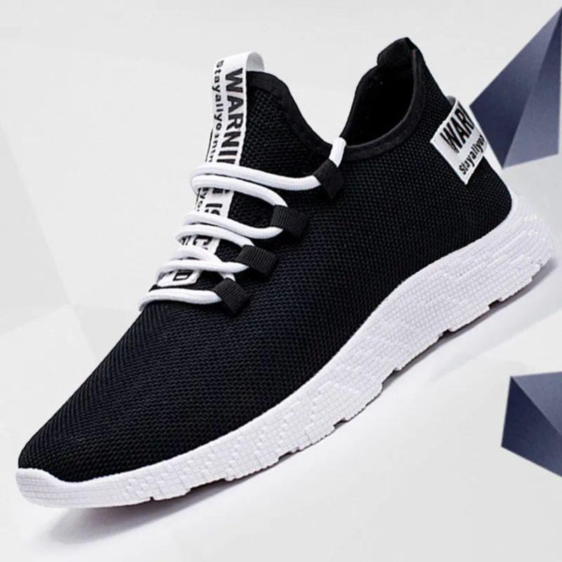 Летняя модная трендовая мужская обувь с сеткой Fly-knit, удобные и дышащие кроссовки, мужские кроссовки