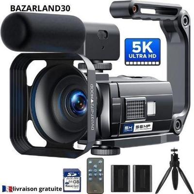 Видеокамера 5K - UHD 56 МП - ИК-ночное видение - Поворотный сенсорный экран 3" - WiFi