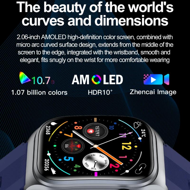 2025 Новые умные часы с подушкой безопасности Уровень ухода Звонок по Bluetooth Воздушный насос ЭКГ Точно Измерение артериального давления Мочевая кислота Липиды крови часы мужские