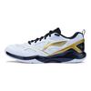 Li Ning Gale Lite Нескользящие Износостойкие Низкие Бадминтонные Кроссовки Унисекс Белый Золотой Черный AYTU025-3
