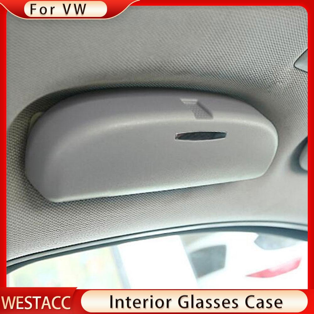 Автомобильный держатель для солнцезащитных очков, коробка для очков, чехол для Volkswagen VW Atlas/Teramont/T-roc/T-cross Lamando