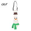 Funny Christmas Accessories Adjustable Glitter Necktie, Non-woven Fabric Holiday Dress Up Costume Snowman Party Decoration Accessories, Sparkling