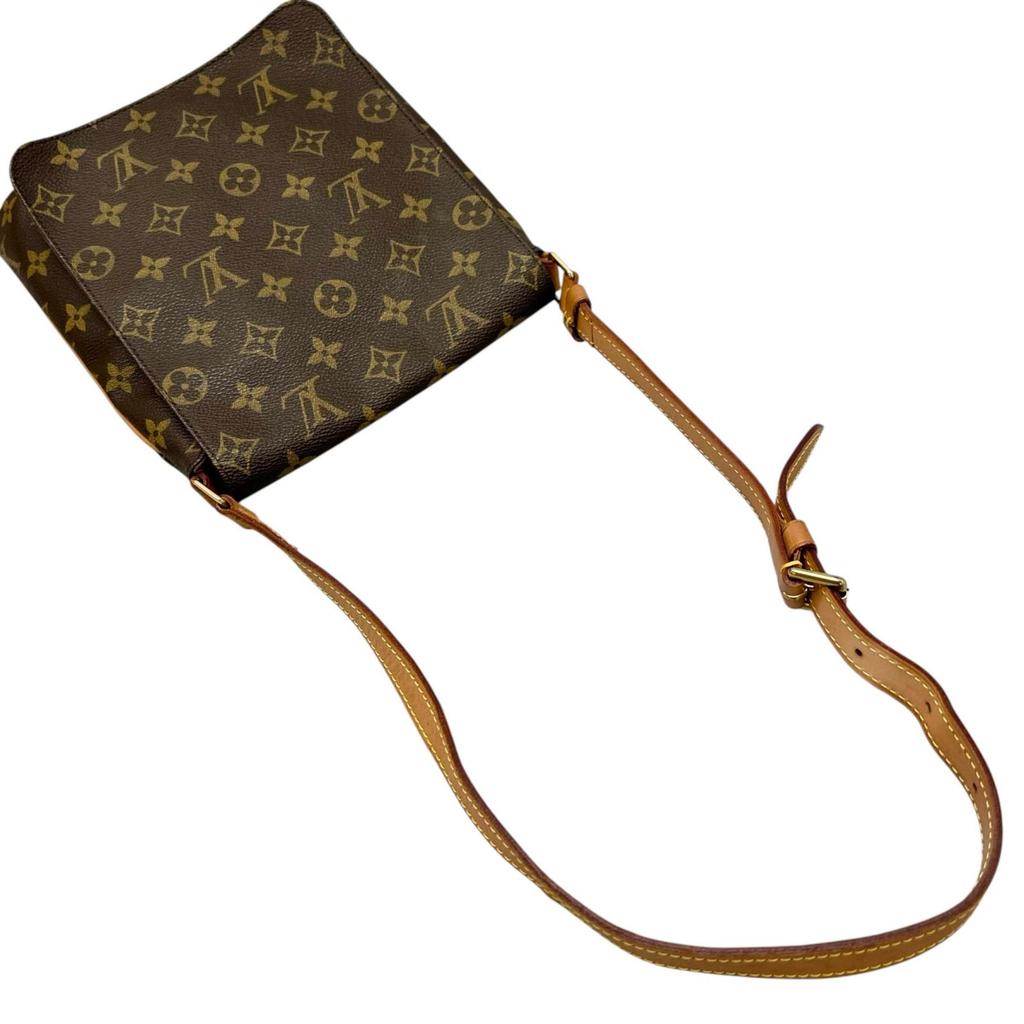 LOUIS VUITTON Mudget Salsa M51258 Shoulder Bag Brown Women used