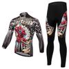 Riding Bicycle Jerseys Cycling Clothing Set Men Long Sleeve Bicycle Clothes Suit Race Bicycle Wear Tights