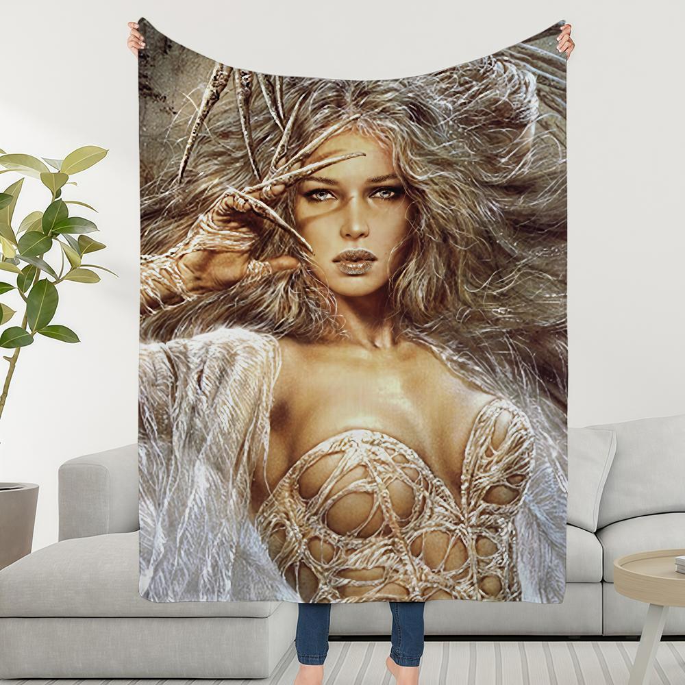 Плед-покрывало Art Luis Royo Супер Уютный Плюшевый Гостиная Диван Диван Детские Подарки на День Рождения