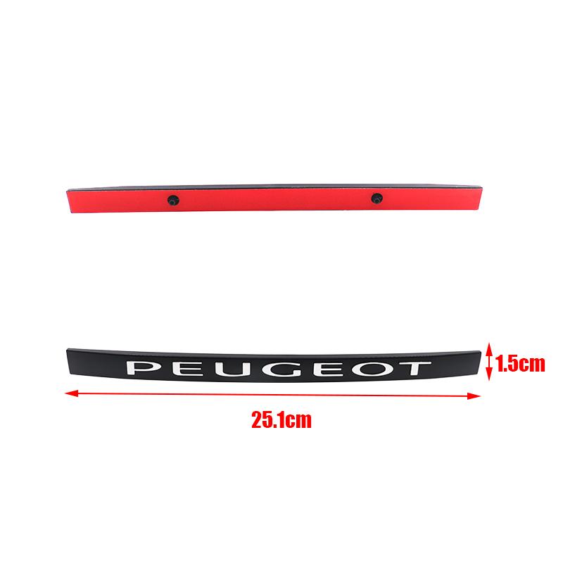1pcs 3D Peugeot ABS Car Front grill Letter logo Car front hood Emblem Car Front emblem styling Accessories For 508
