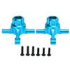 Aluminum Alloy Front Knuckle Arms Steering Cup for Tamiya TT02 1/10 RC Car Upgrade PartsBlue