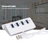 4 Port USB Hub Multiple Interfaces OTG Hub Adapter For Phone Tablet Desktop