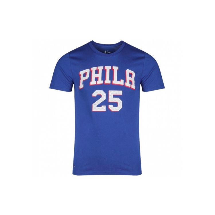 Nike Мужские трикотажные изделия NBA Philadelphia 76ers Limited Edition темно-синие 870801-496