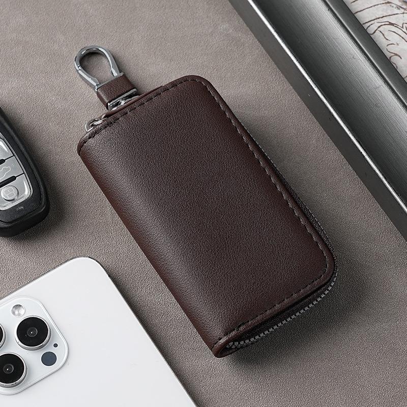 Zipper Key Bag for Men and Women Large Capacity Car Key Holder Ideal for Waist Hanging