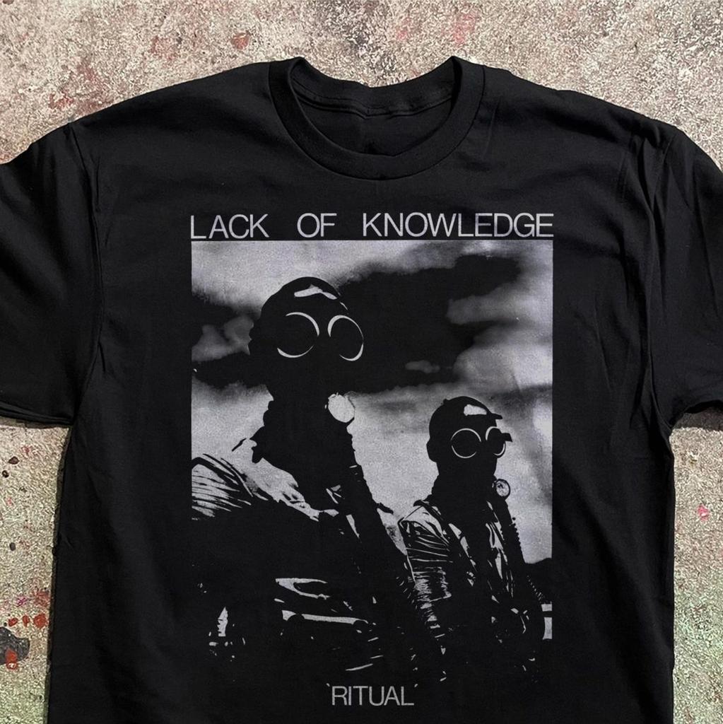 Lack of Knowledge Ritual EP T-Shirt, Anarcho Punk Hardcore Top