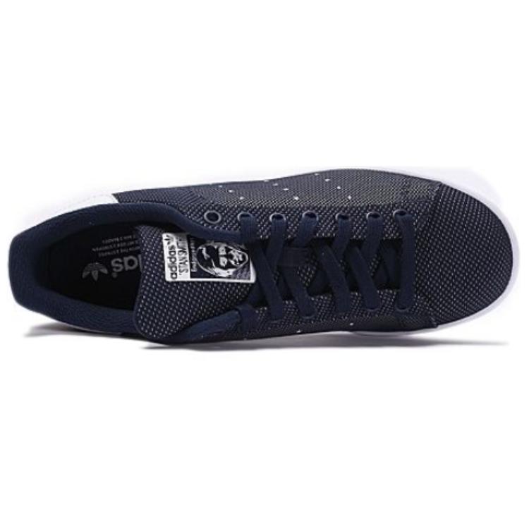 Adidas Originals Stan Smith Versatile Slip Resistant Abrasion Resistant Low top Skateboard Shoes Unisex Blue AF4380