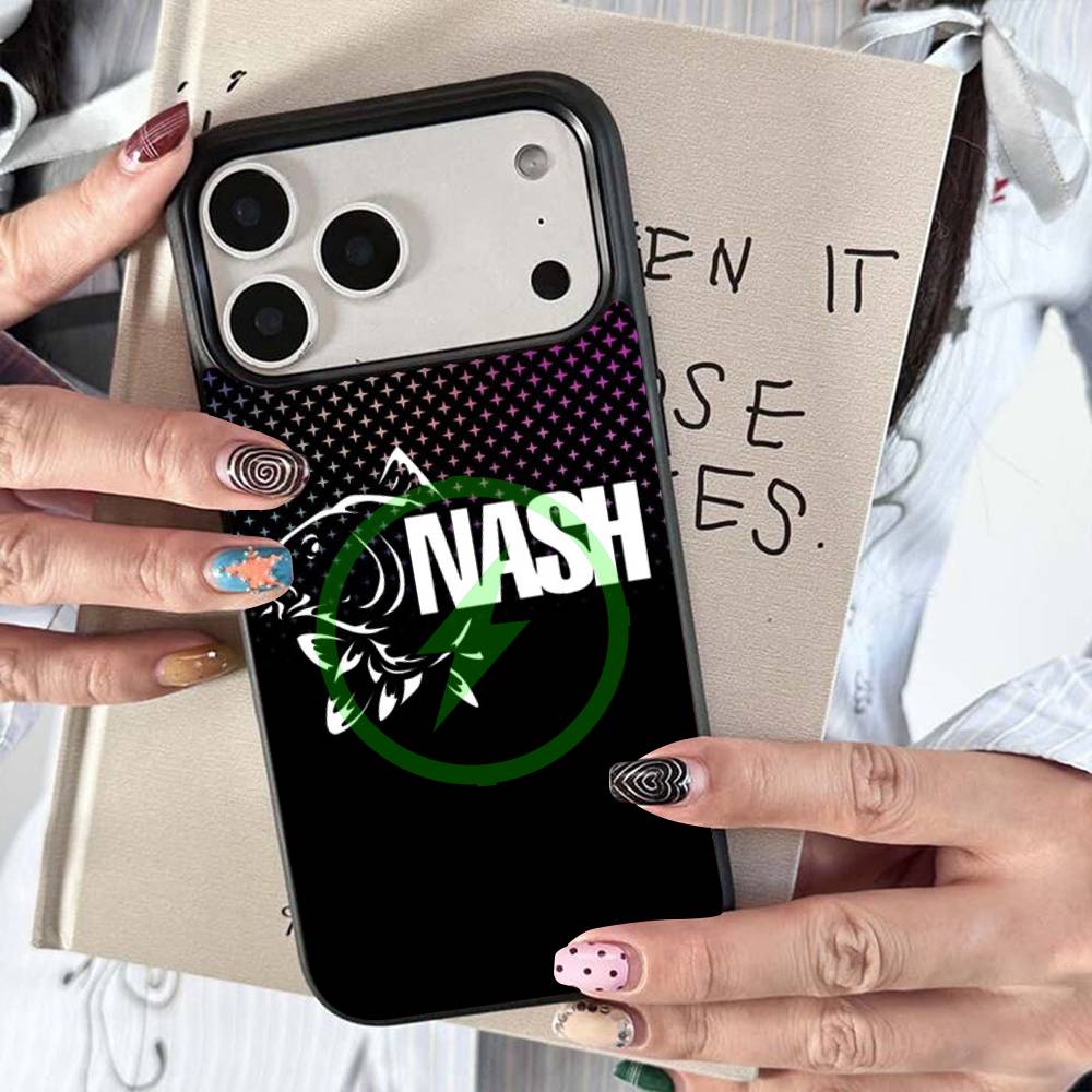 N-Nash Fishing Cool Magnetic Charging Cover Phone Case For IPhone 17 16 14 13 12 11 15 Pro Max For Magsafe Wireless