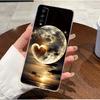 Fashion Black Gold Marble Pattern Phone Case For Vivo Y70s/iQOO U1 Transparent TPU Soft Cover Shockproof Couple Protective Shell