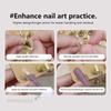Дисплей для нейл-арта Магнитный держатель для ногтей Подставка для практики с типсами для наращивания Деревянная подставка-держатель для арт-салона Инструменты для практики DIY
