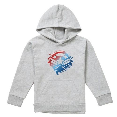 Captain America Childrens/Kids Gradient Shield Heather Pull Over Hoodie