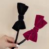 Head Hair Tools Headwear Pan Head Lazy Fluffy Tool Elegant Barrette Bow Temperament Hair Bow Plush Hair Accessories
