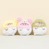 Soft Short Plush Bunny Keychain Pink Green Brown Yellow 10cm For Kids