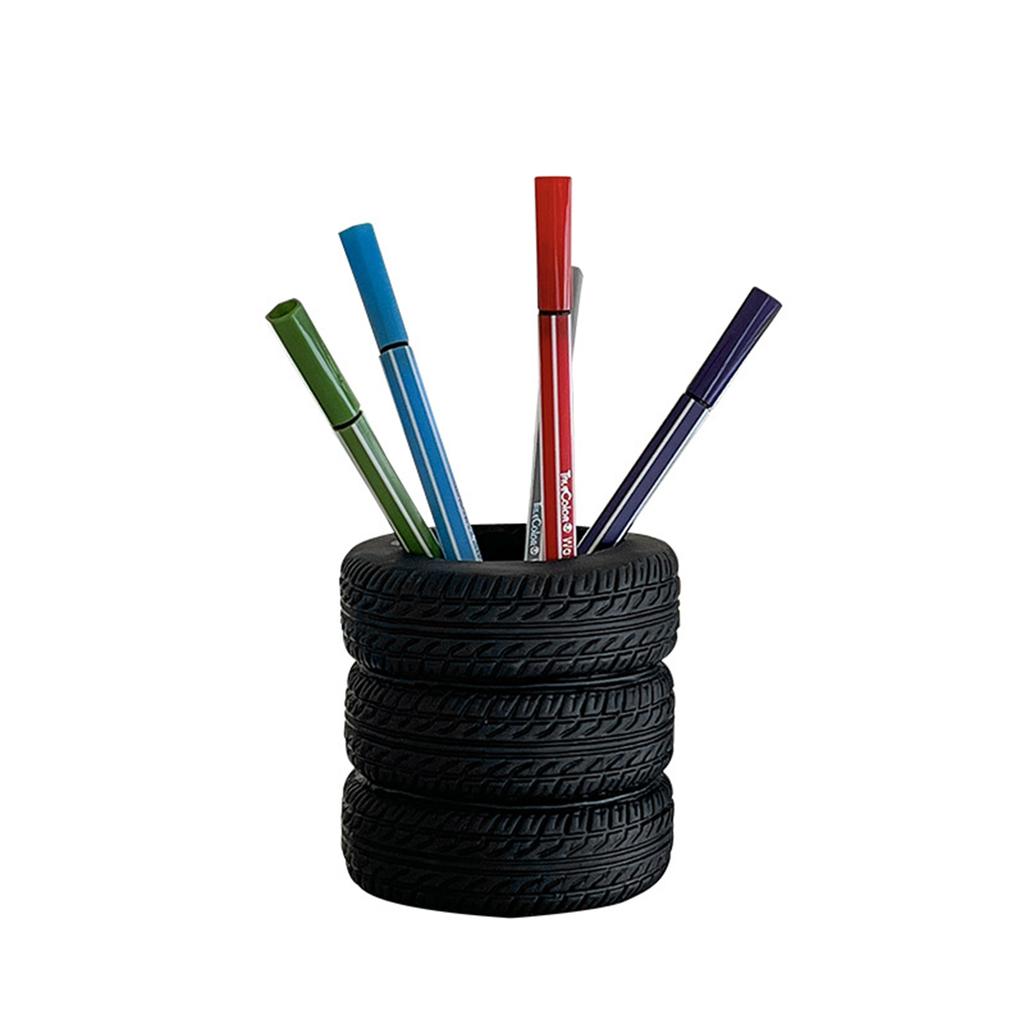 Creative Tire Shape Storage Box - Multifunctional Desktop Organizer for , Unique Home Decor Gift