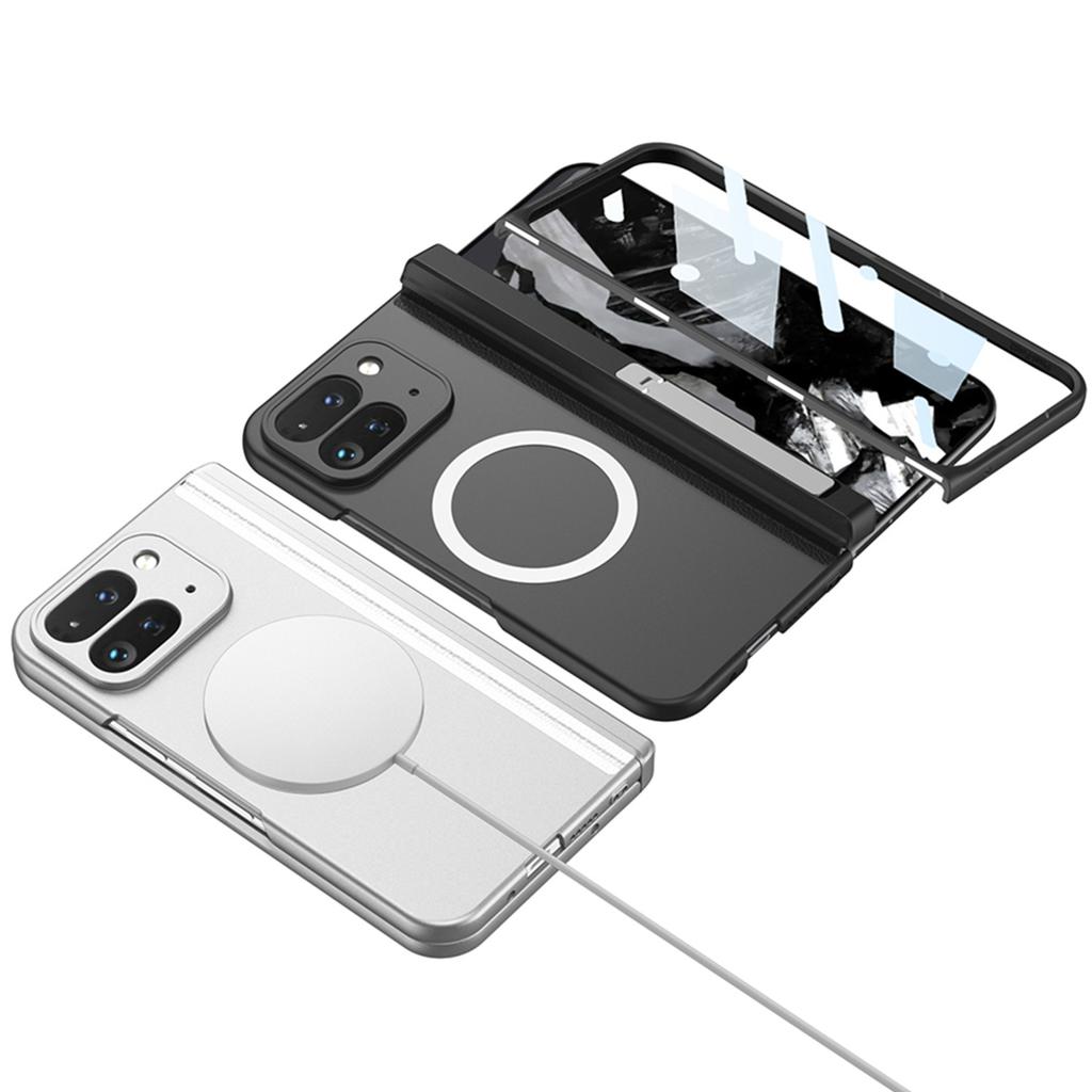 Чехол для мобильного телефона Google Pixel 9 Pro Fold, складной экран, всесторонний, магнитный, беспроводная зарядка, трансграничный защитный чехол