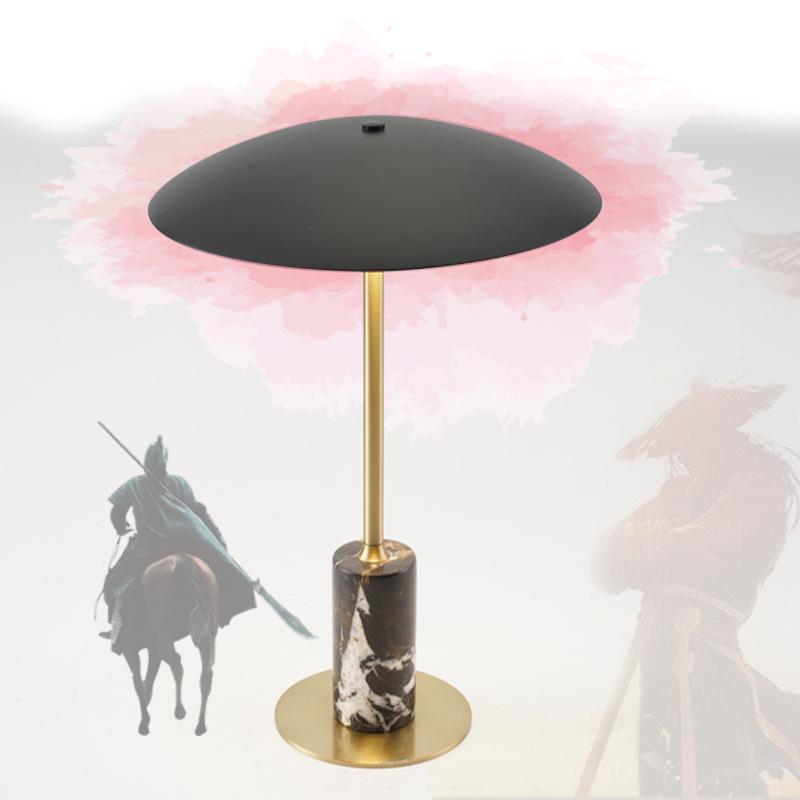 Светодиодный ночник с сенсорным управлением из кованого железа и мрамора для спальни, кабинета, отеля, кафе или бара