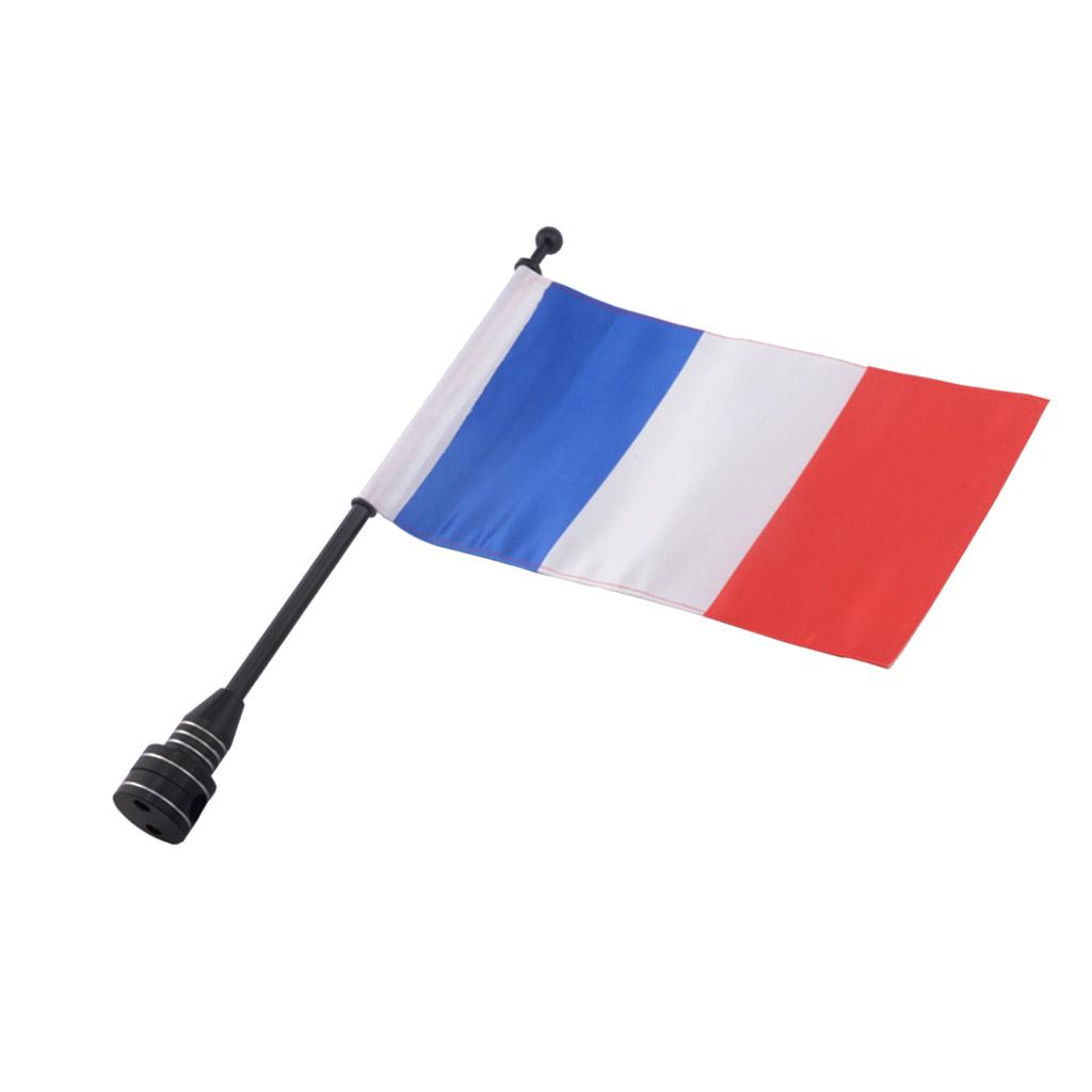Aluminum Alloy Flag Pole, 39 Cm, Mounting Bracket