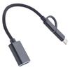 C-Удобный-2 в 1 USB 3.0 OTG Адаптер Кабель Тип-C Micro-USB на USB 3.0 Конвертер для Зарядного кабеля Мобильного телефона