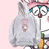 Cartoon anime hooded sweater men's and women's trendy brand loose casual teen student jacket top