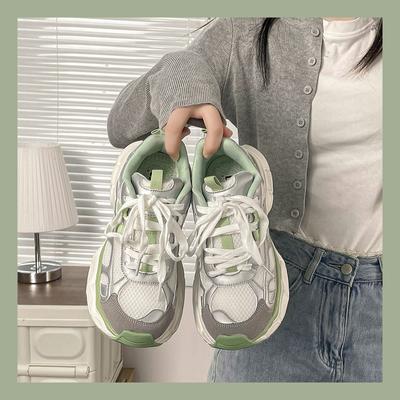 Женская обувь в стиле колледжа, модные кроссовки для бега, популярная спортивная обувь для молодежи, модные кроссовки "папины кроссовки"