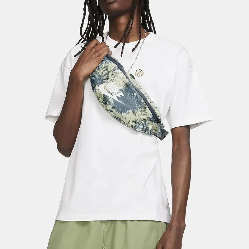 Nike Heritage Fanny Packs Olive Ring Smoke Gray Summit White (Unisex) Fanny Packs FN0890 371