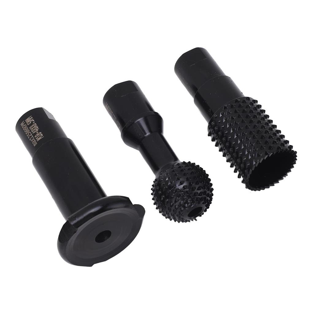 3PCS Angle Grinder Attachments M10 Rotary Sphere Burr Grinding Slotting Polishing Tools for Wood Pla
