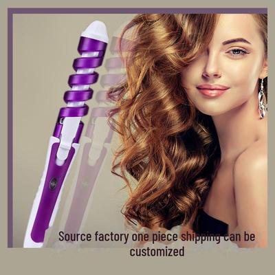 Спиральные электрические щипцы для завивки волос с защитой от ожогов