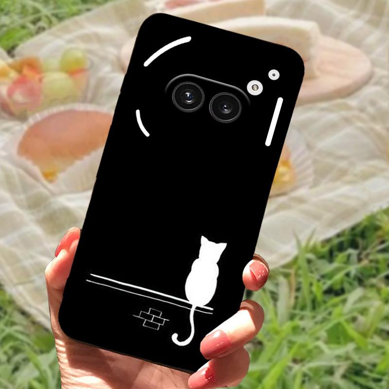 Чехол-бампер для Nothing Phone 2A, силиконовый, мягкий, модный, черный, Full Protective A142 Capa