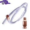 Red Copper Siphon Refueling Gas Siphon Pump Gasoline Fuel Water Shaker Siphon Safety Self Priming Hose Flexible Siphon Connector
