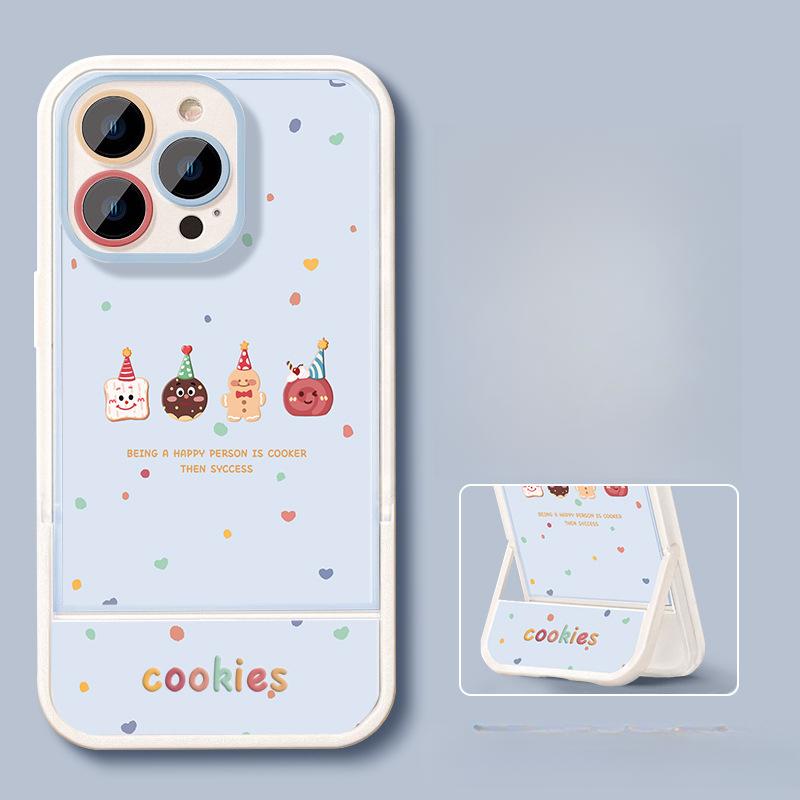 Cookie Man Подходит для 16promax Чехол для iPhone Iphone15 Невидимая подставка 14 Силиконовый 13/12 Милый 8