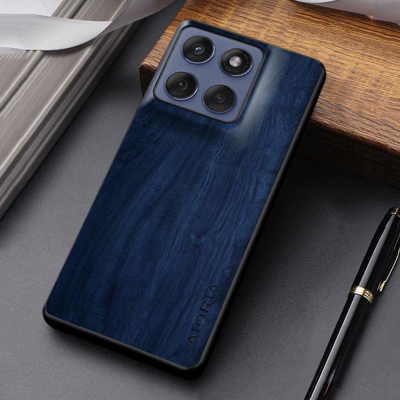 Для Motorola Moto Edge 60 70 50 Fusion Neo Pro Ultra Чехол Coque Уникальный Стильный Дизайн Прочный Кожаная Крышка с Деревянным Узором Funda