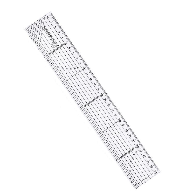 Quilting Template Acrylic Quilting Ruler for Cutting Fabric Paper DIY Hand Stitching Cutting Cushion Ruler Sewing and Crafts