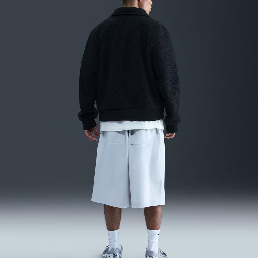 Nike Куртка-коуч шерпа Club FW25 Therma-FIT свободного кроя с буквами и длинным рукавом, флисовая, унисекс HV1430-010