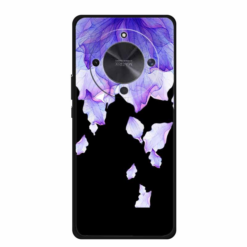Coque For Honor X70 5G Case Cartoon Cat Funda Black Silicone Soft Back Cover For Honor X70 2025 Phone Case Cover X 70 HonorX70
