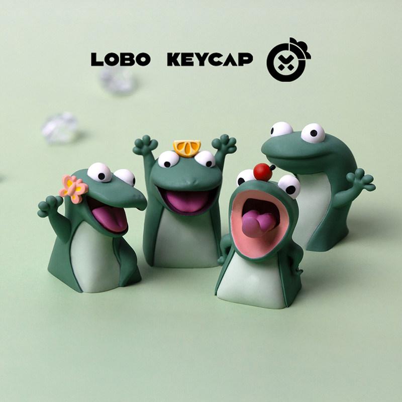 Колпачок клавиши Lobo 3D Аниме Ящерица Смола Заменяемый Esc Анимационный фильм Колпачок клавиши Индивидуальный Персонализированный Для Механической Клавиатуры Украшение