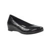 Womens/Ladies Winnie Faux Leather Wedge Shoes